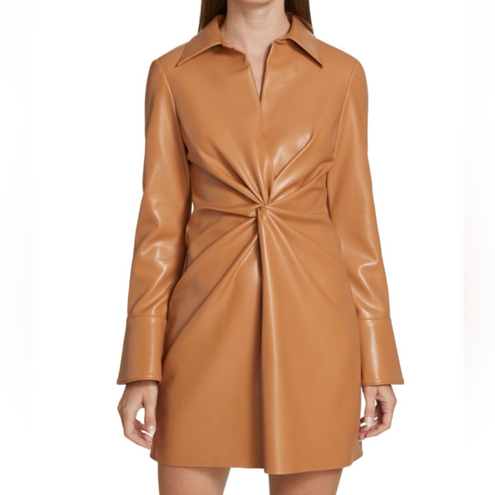 Cinq à Sept Mckenna Faux Leather Mini Dress - NWT